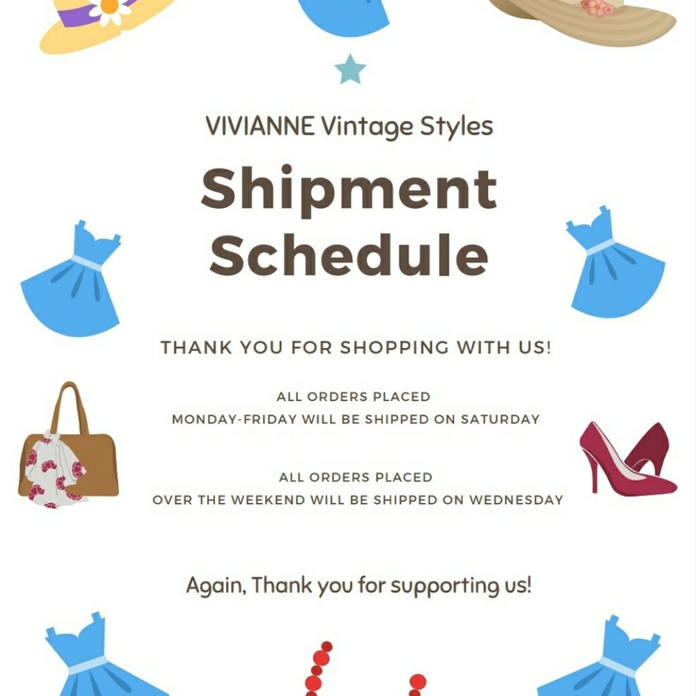 Shipping Schedule